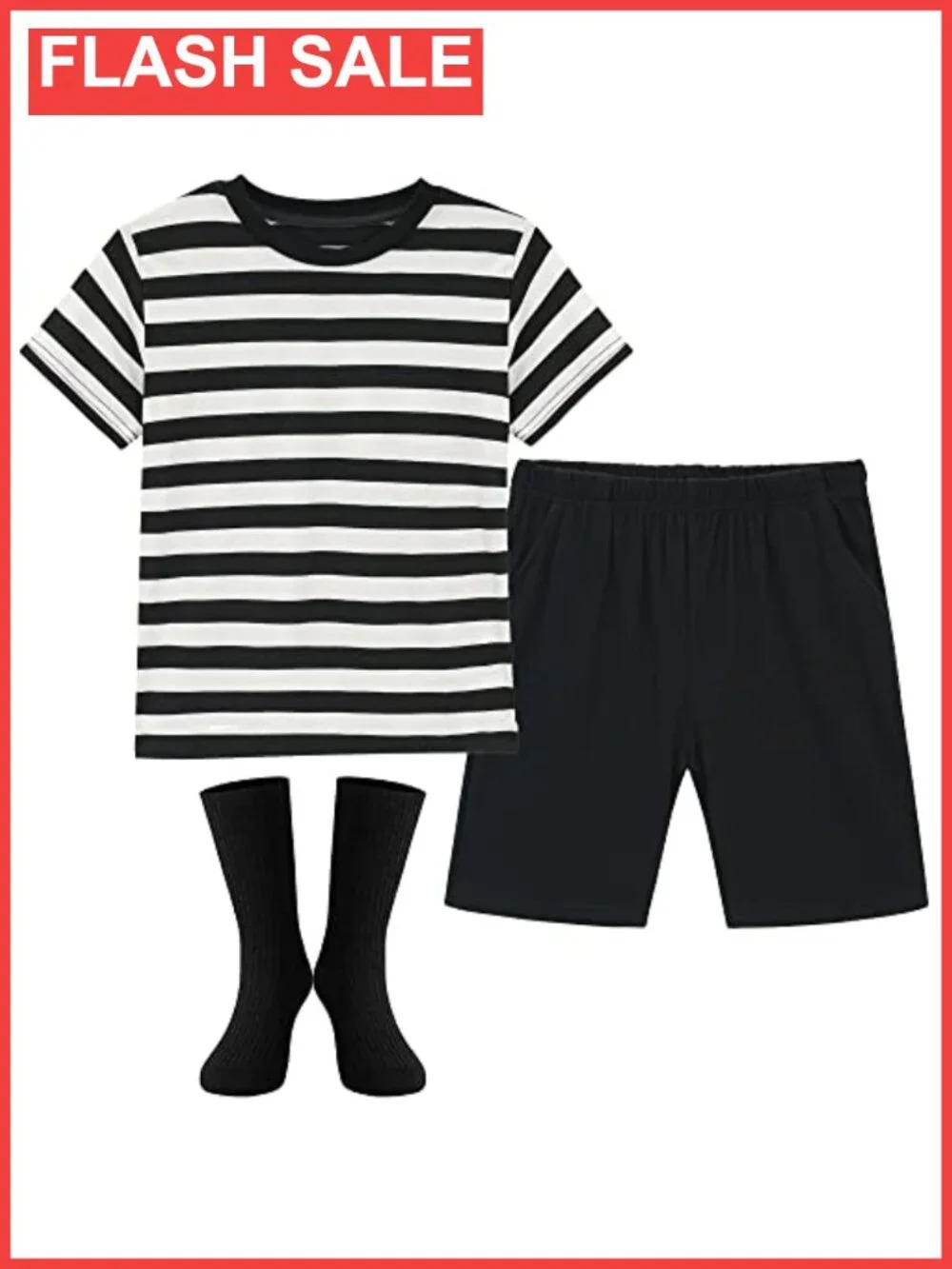 Boys Halloween Robber Thief Pirate Costume Set Cotton Blend